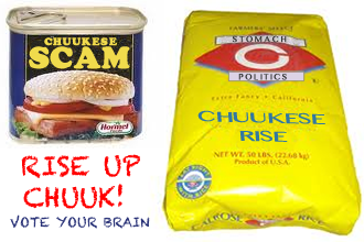 Enough with the political scam! Vote your brain in March!